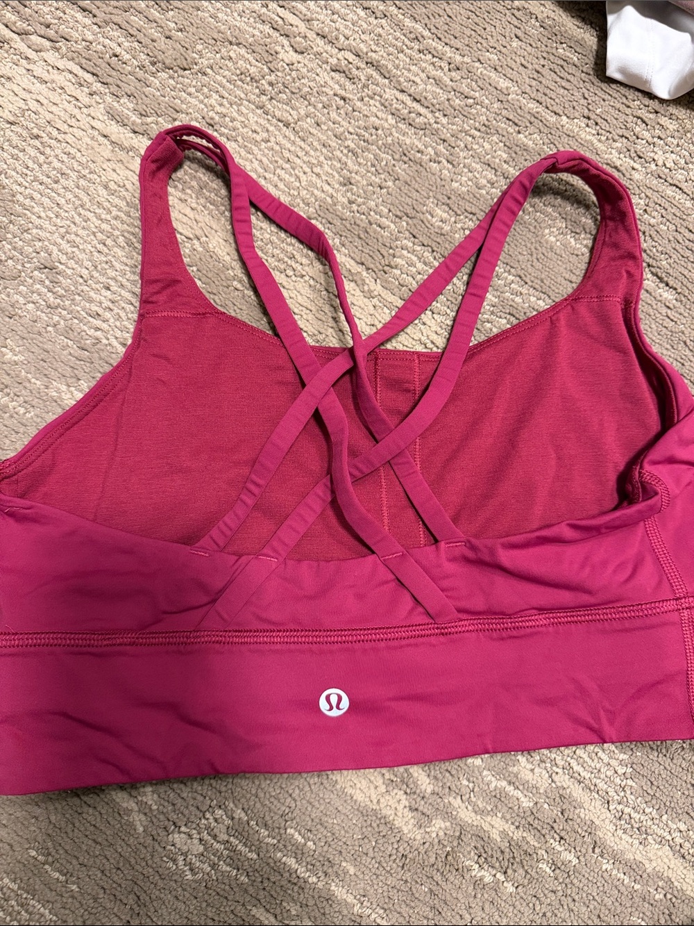 lululemon athletica Strappy Sports Bra - Raspberry